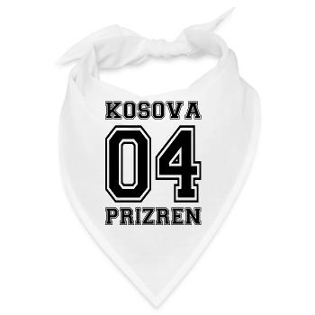 Kosova Prizren - Bandana - Weiß - Vorne