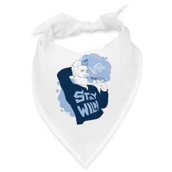 Vaperguy mit wildem Lifestyle - Bandana - Weiß - Vorne