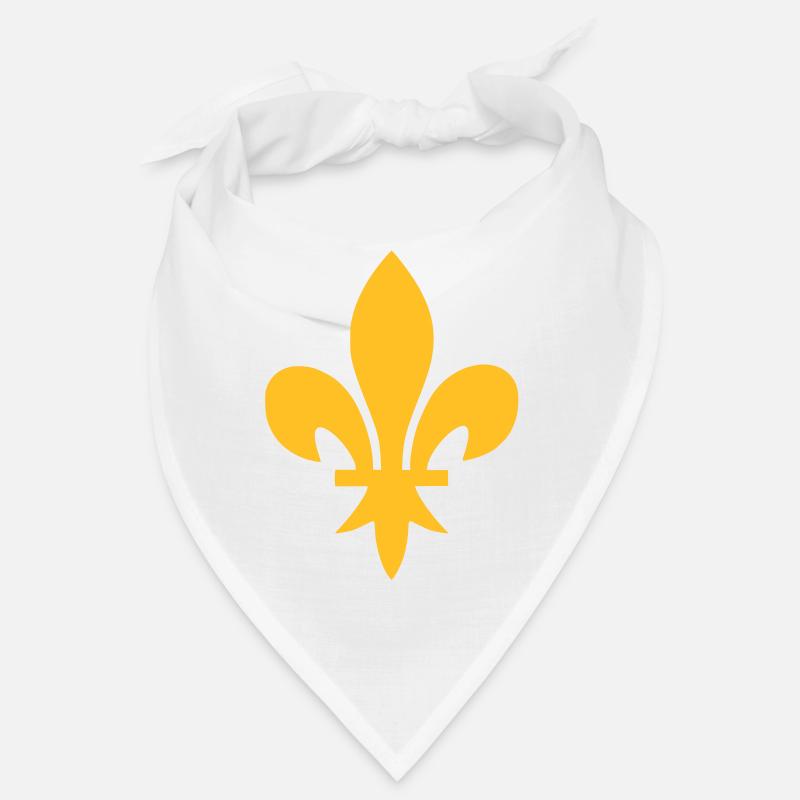 Fleur de lys - Bandana - blanc