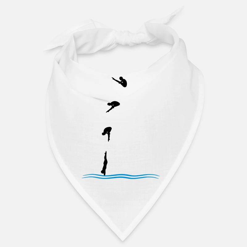 High diving - Bandana - white