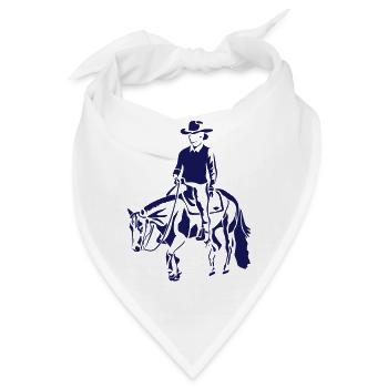 Freizeitpferd Westernreiter - Bandana - Weiß - Vorne