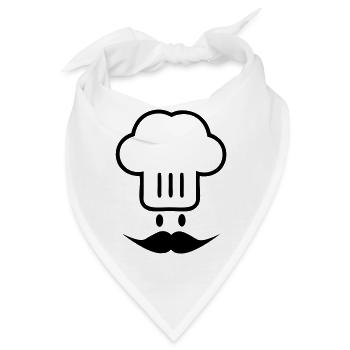 Chefkoch - Bandana - Weiß - Vorne
