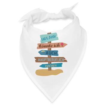 Urlaub - Bandana - Weiß - Vorne