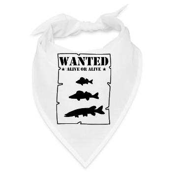 Wanted alive or alive - Bandana - Weiß - Vorne