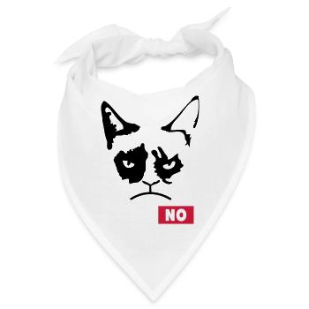 Grumpy Cat - Bandana - Weiß - Vorne
