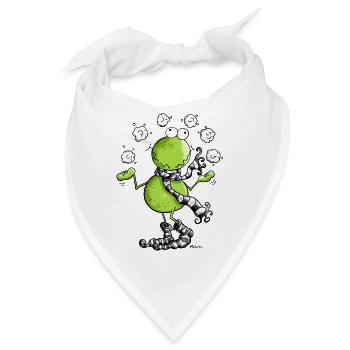 Winter Frosch - Bandana - Weiß - Vorne
