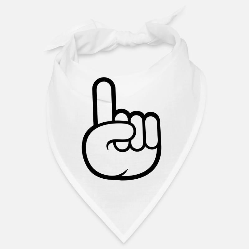 Finger smart view hand glove comic cartoon Bandana