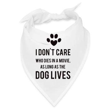 Dogs - Bandana - Weiß - Vorne