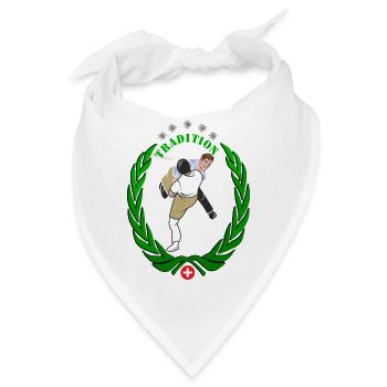 Schwinger Schweizer Nationalsport  Tradition - Bandana - Weiß - Vorne