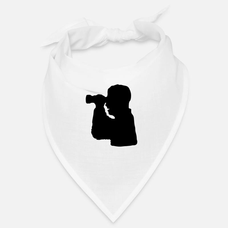Watching binoculars silhouette Bandana