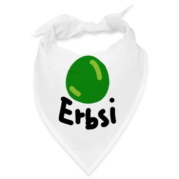Erbsi - Bandana - Weiß - Vorne