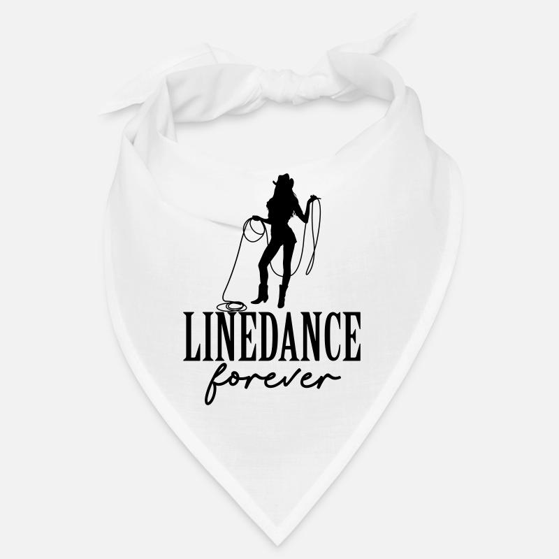 linedance forever - Bandana - Weiß