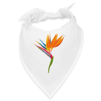 Paradiesvogel Farbenspiel - Bandana - Weiß - Vorne