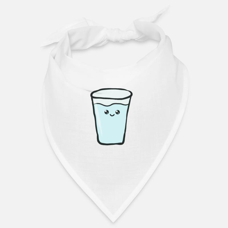 Wasser - Glas - Geschenk Bandana