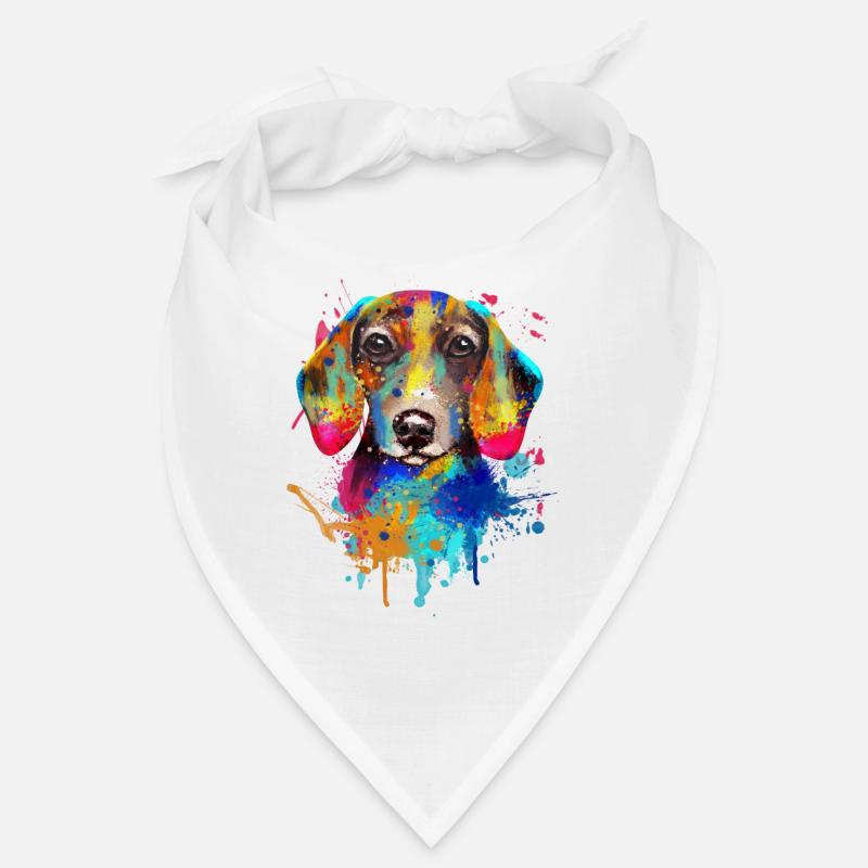 Dackel Dachshund Teckel Illustration Bandana
