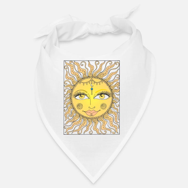 Soleil - Bandana - blanc