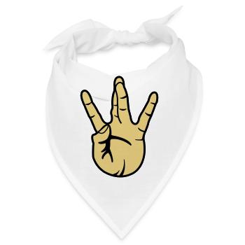 westside hand - Bandana - Weiß - Vorne