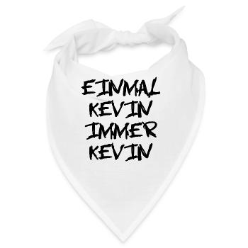 einmal kevin - Bandana - Weiß - Vorne