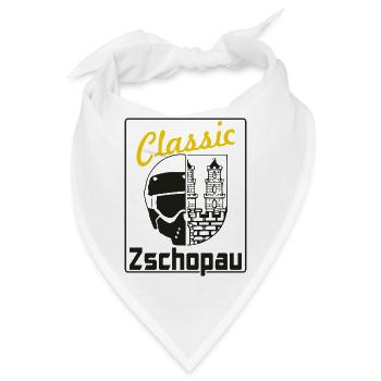 Classic Enduro Vintage Zschopau MZ Erzgebirge - Bandana - Weiß - Vorne