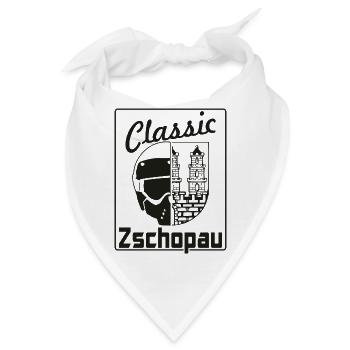 Classic Enduro MZ Zschopau Vintage Erzgebirge - Bandana - Weiß - Vorne