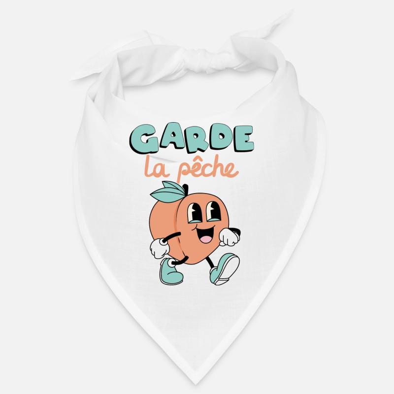 Garde la pêche ! - Bandana - blanc