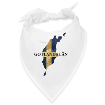SCHWEDEN GOTLANDS LÄN - Bandana - Weiß - Vorne