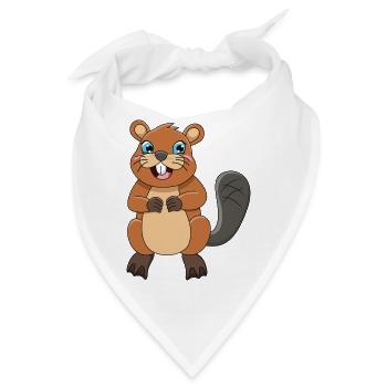 Biber - Bandana - Weiß - Vorne