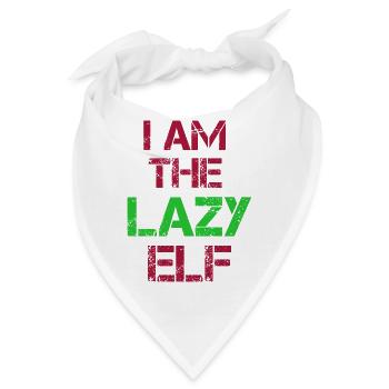 I am the Lazy Elf - Bandana - Weiß - Vorne