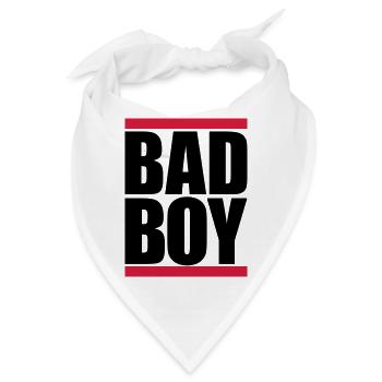 Balken Bad Boy - Bandana - Weiß - Vorne