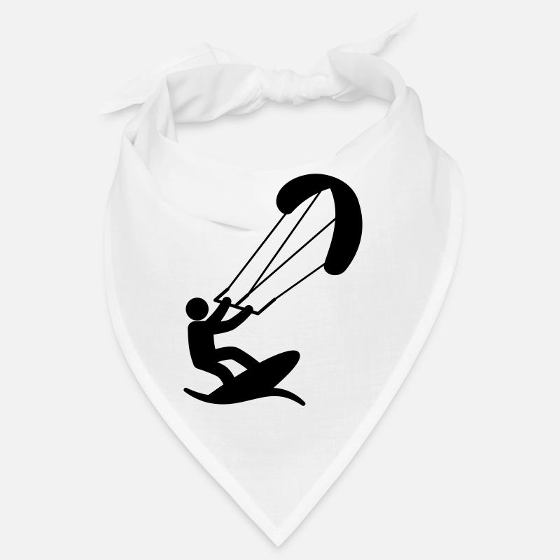 Kitesurfer Kite Surfer Wave Water Wind Bandana