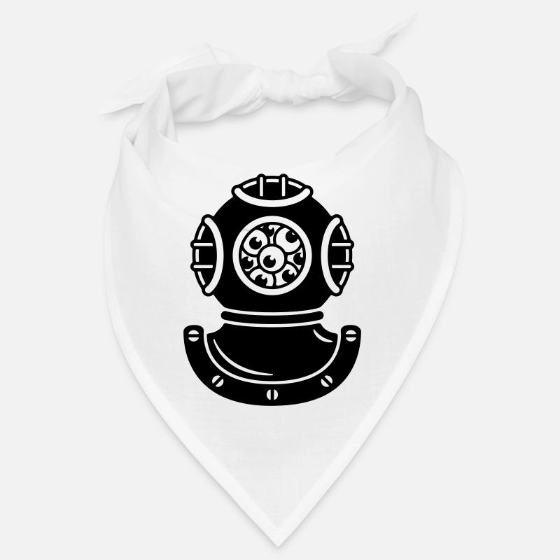 Casque de plongée avec des yeux de créature Bandana