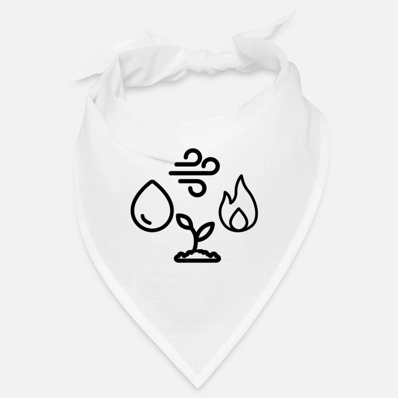 Élément 1 noir Bandana