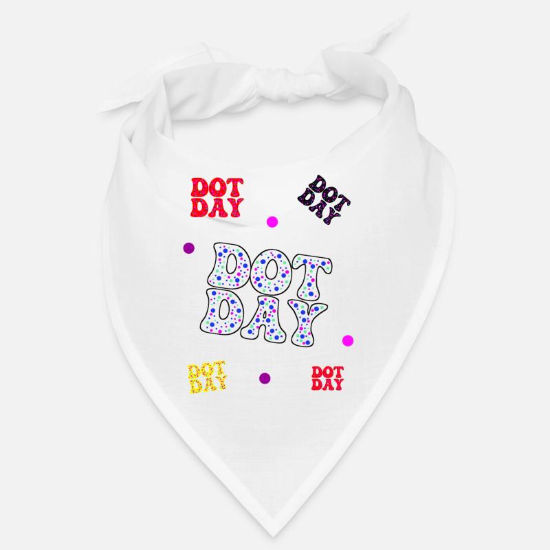 Dotday colorful - Text Pattern Bandana