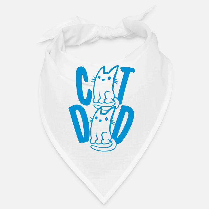 Texte de conception de papa chat Bandana