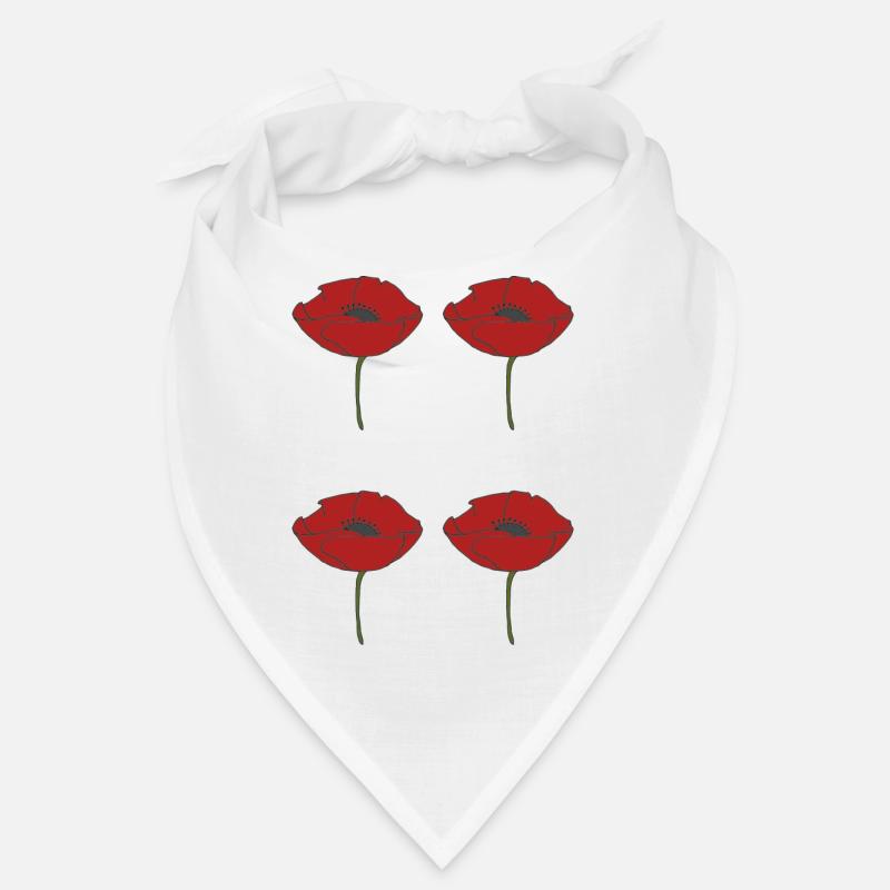 mohnblume Bandana