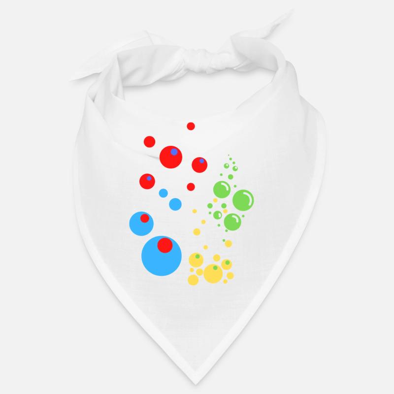 Bulles - Bandana - blanc