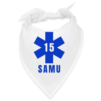 UAS, Notfälle, Krankenwagen - Bandana - Weiß - Vorne