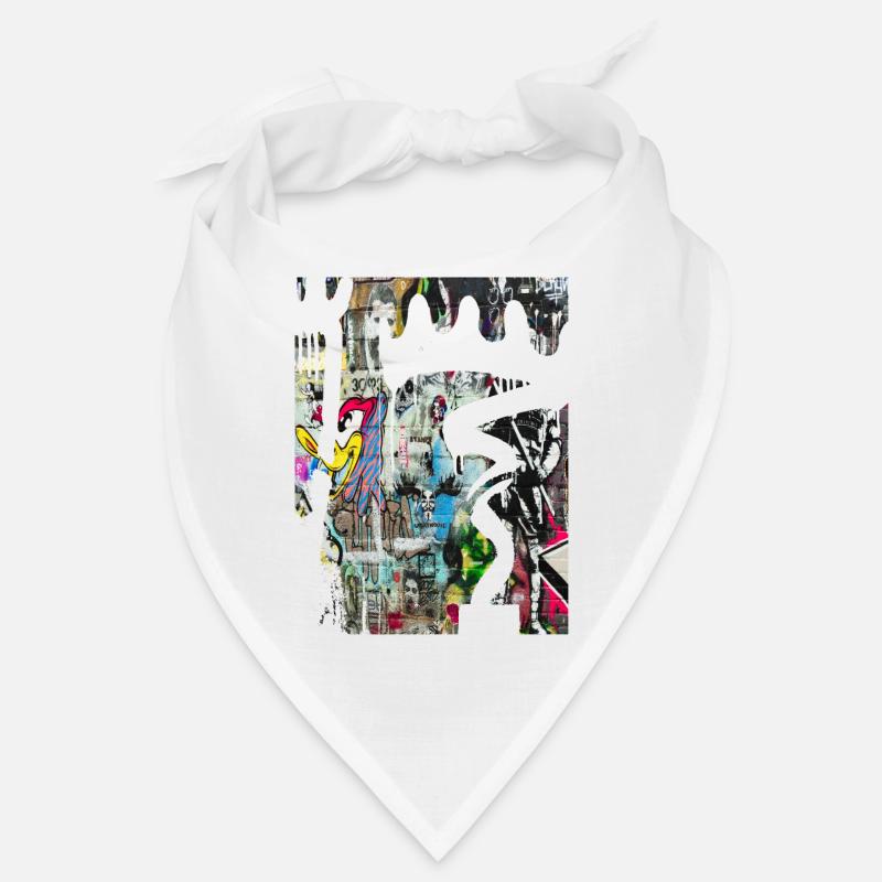 Graffiti style Splash hip hop couleurs peintre couleur Bandana