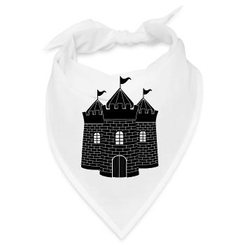 Burgtürme - Bandana - Weiß - Vorne