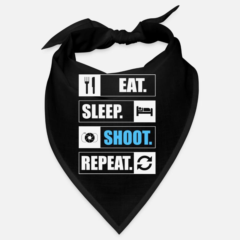 Eat Sleep Shoot Repeat Bandana