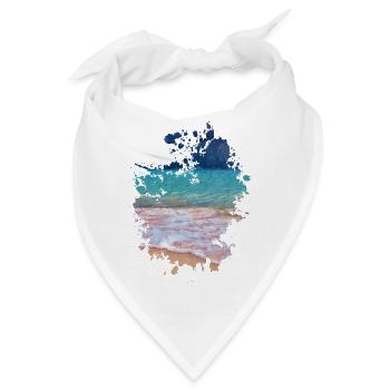 Strand - Bandana - Weiß - Vorne