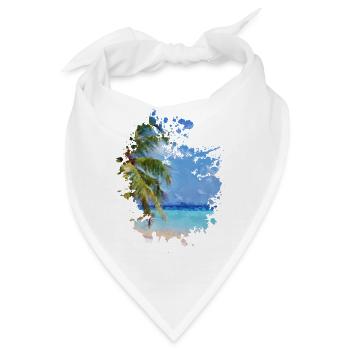 Strand - Bandana - Weiß - Vorne