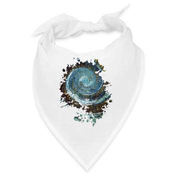 Spirale - Bandana - Weiß - Vorne