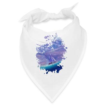 Boot - Bandana - Weiß - Vorne