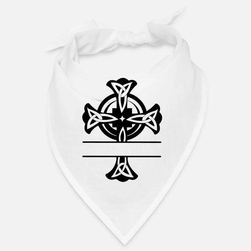 Logo ou monogramme de croix celtique Bandana