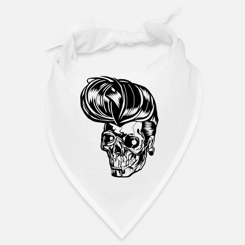 Rockabilly Skull Bandana