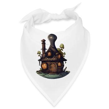 Haus aus Hut - Bandana - Weiß - Vorne