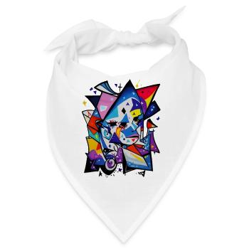 Graffiti - Bandana - Weiß - Vorne