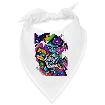 Graffiti - Bandana - Weiß - Vorne