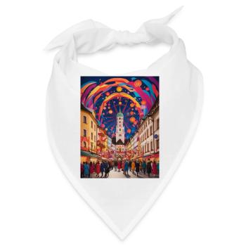 Münchner Festfarben - Bandana - Weiß - Vorne
